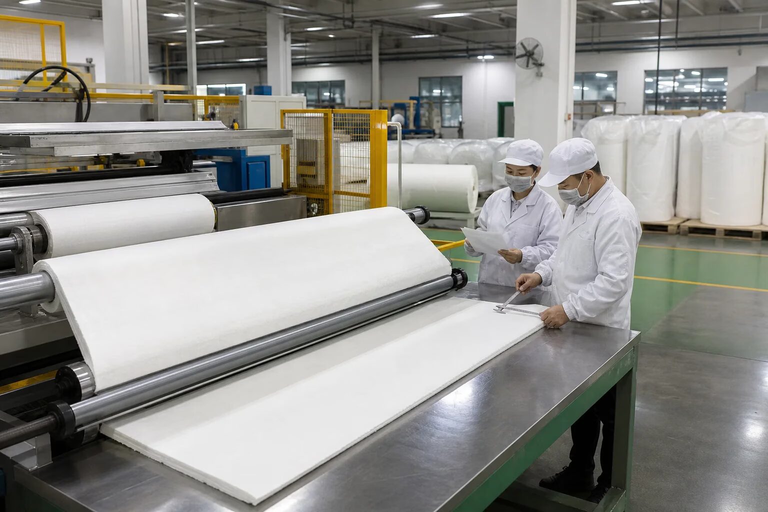 Partner converting line and incoming inspection